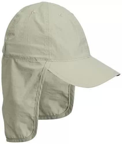 Khaki UV Protection Outdoor Sun Hat with Neck Flap – Lightweight and Breathable