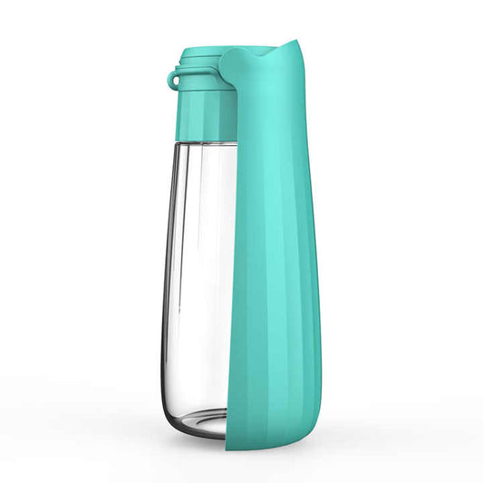 Green Portable Dog Water Bottle - Leak-Proof Travel Pet Hydration Solution