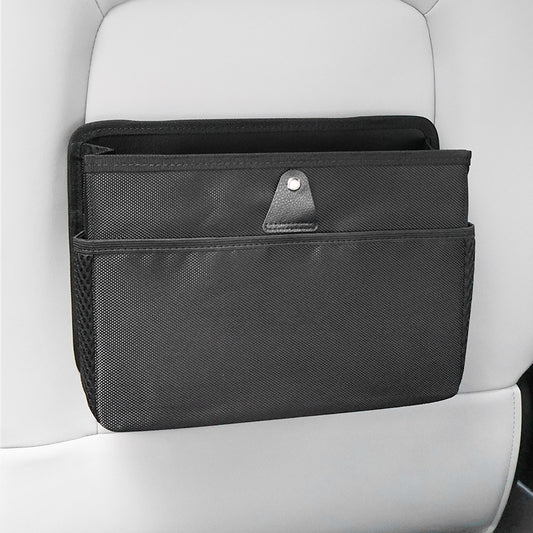 Black Car Backseat Organizer - Compact and Convenient for Car Storage