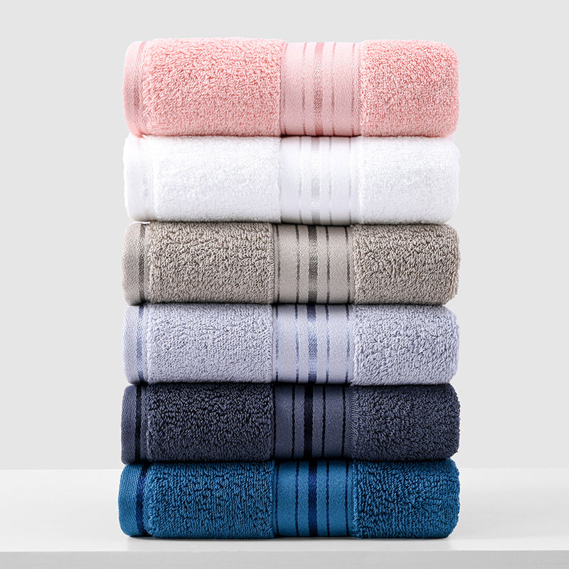 Dark Blue Luxury Cotton Towel Set(Towel + Bath Towel) - Quick Dry, Extra Thick & Absorbent, Perfect for Bath & Beach