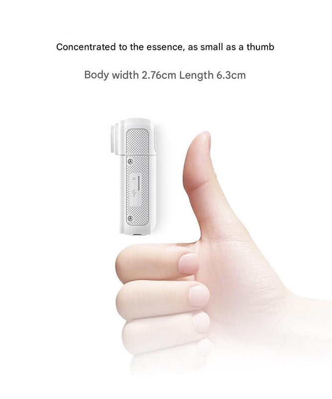 Thumb-Sized 2.7K Camera with 180 Rotatable Lens & Magnet Mount - Capture Your World Hands-Free(white+32G)
