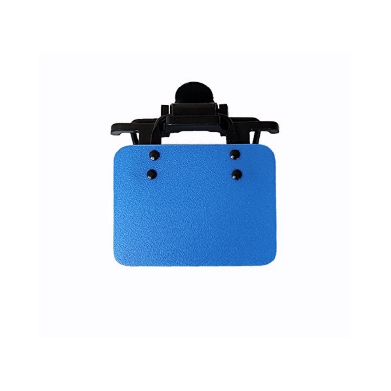 ISSF Flip-Up Eyeshield Sport Shooting Eye Shield Aim Blocker Targeting Sight Cover Blinding - Black-Horizontal 4x3cm