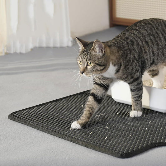 Waterproof Double Layer Cat Litter Mat Non-Slip Scratch Pad - SEKSI