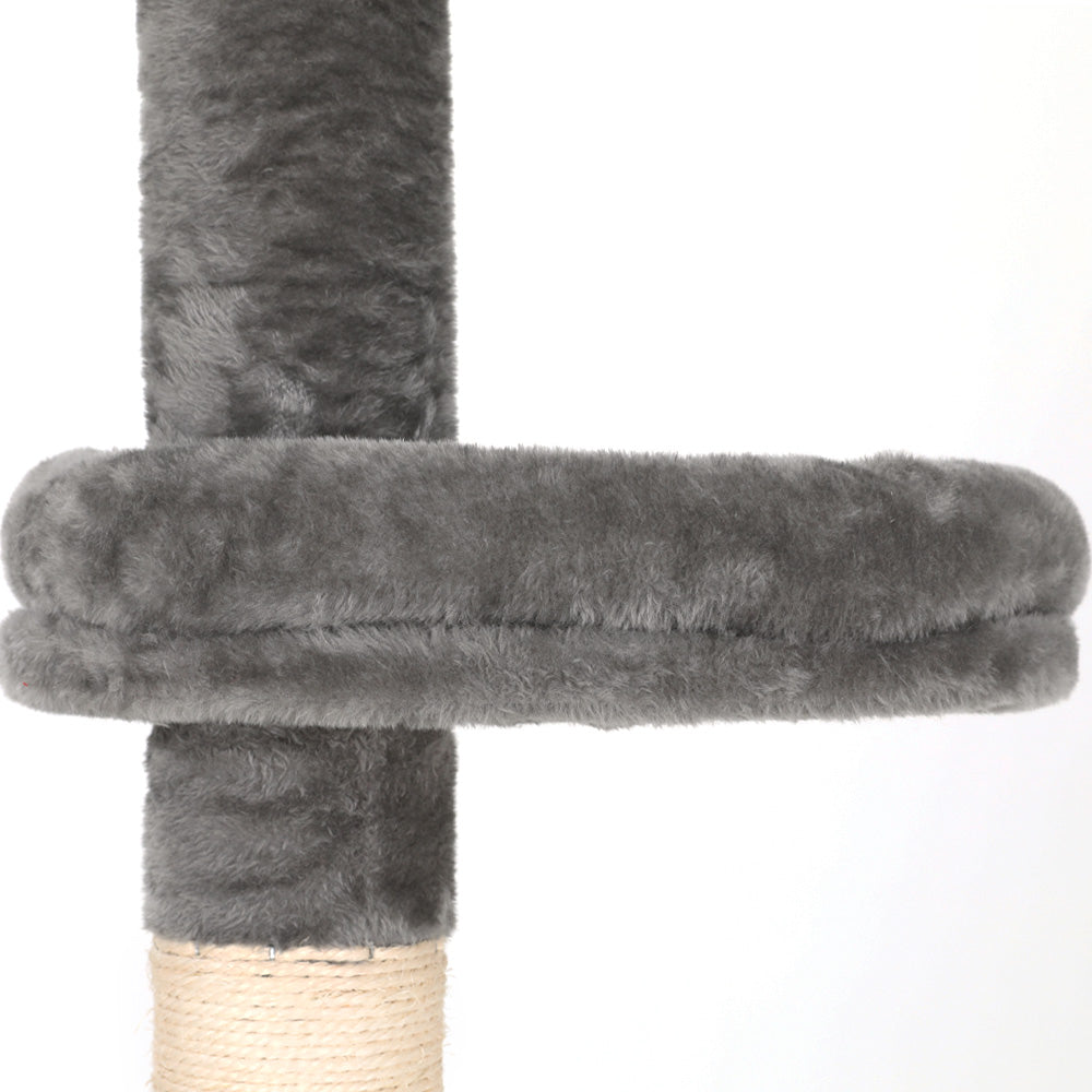 i.Pet Cat Tree 290cm Tower Scratching Post Scratcher Floor to Ceiling Cats Bed - SEKSI