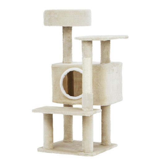 i.Pet Cat Tree 90cm Scratching Post Tower Scratcher Wood Condo House Bed Trees - SEKSI