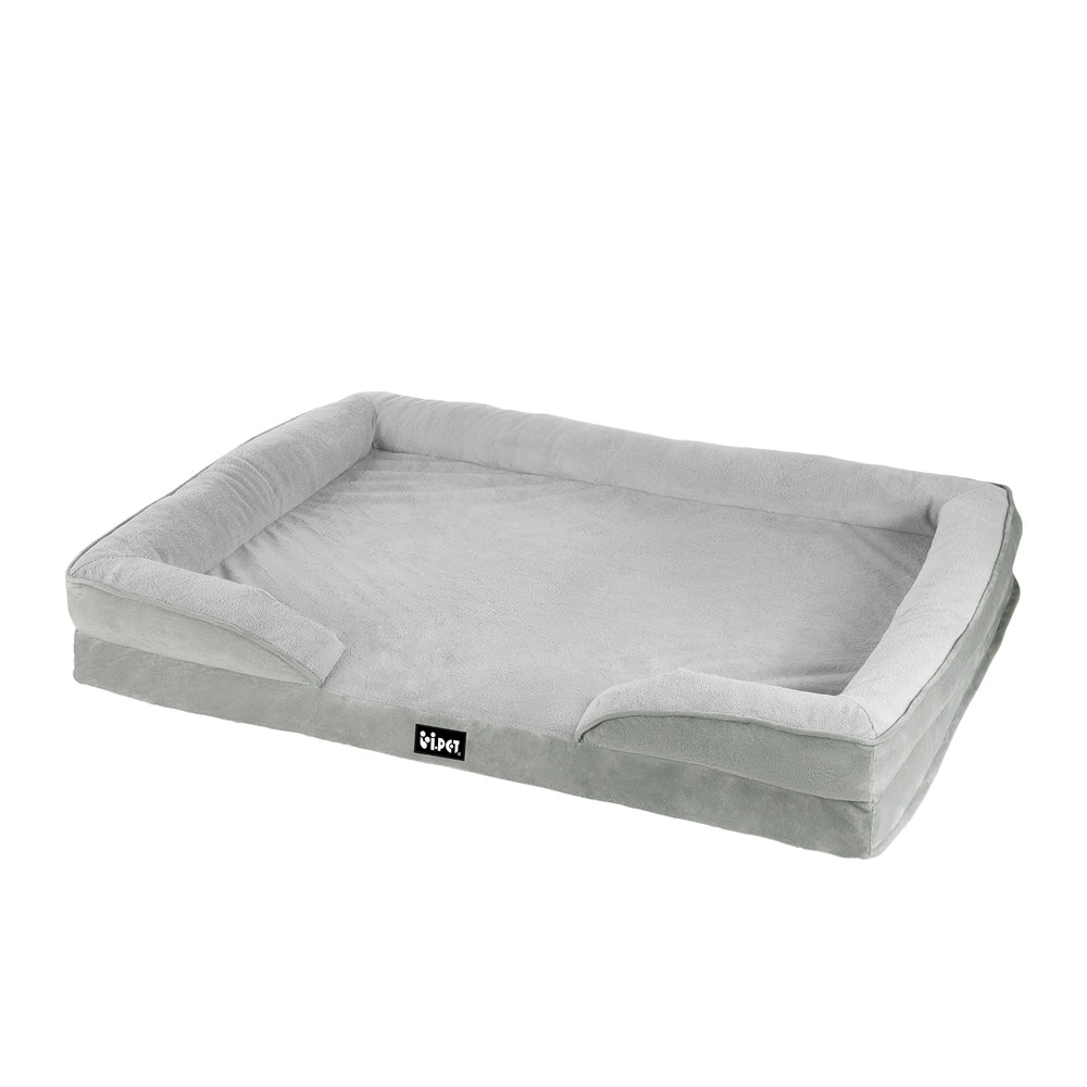 i.Pet Pet Bed Dog Calming Soft Cushion Egg Crate Large Sofa Removable Washable - SEKSI
