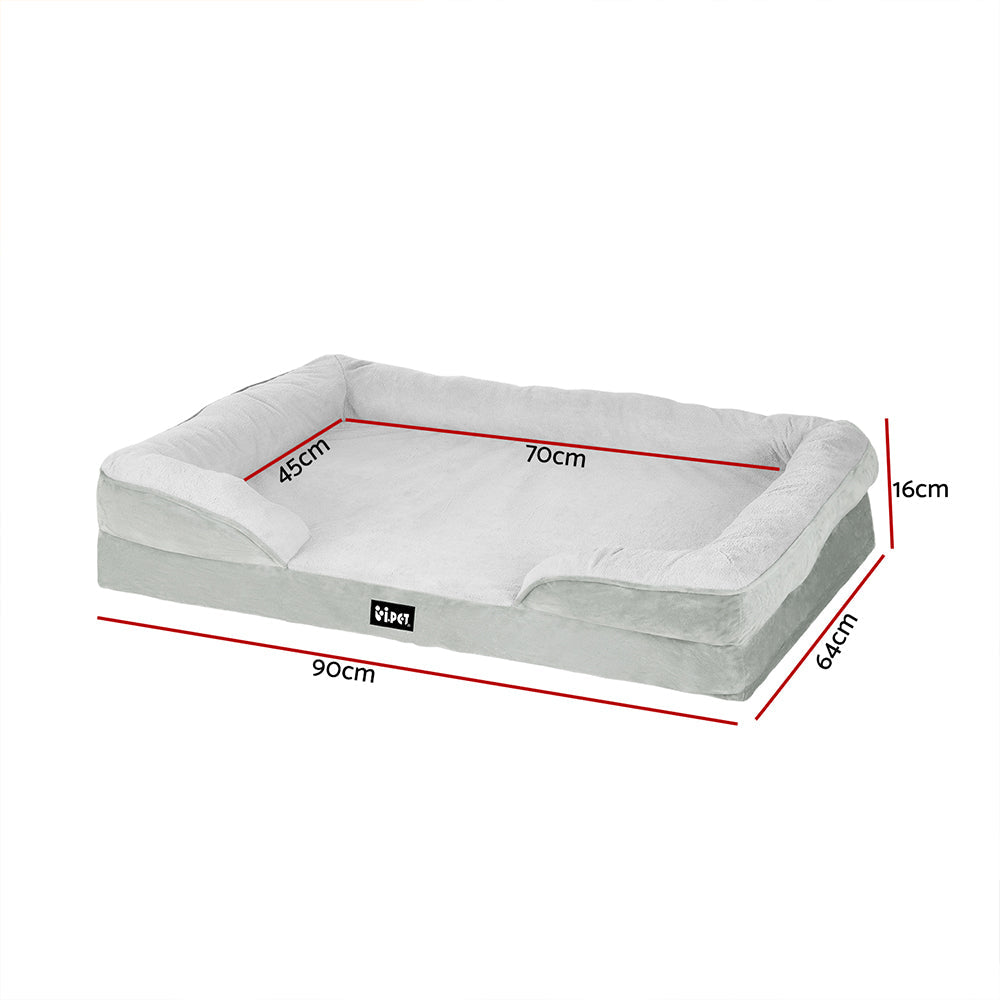i.Pet Pet Bed Dog Calming Soft Cushion Egg Crate Large Sofa Washable Removable - SEKSI