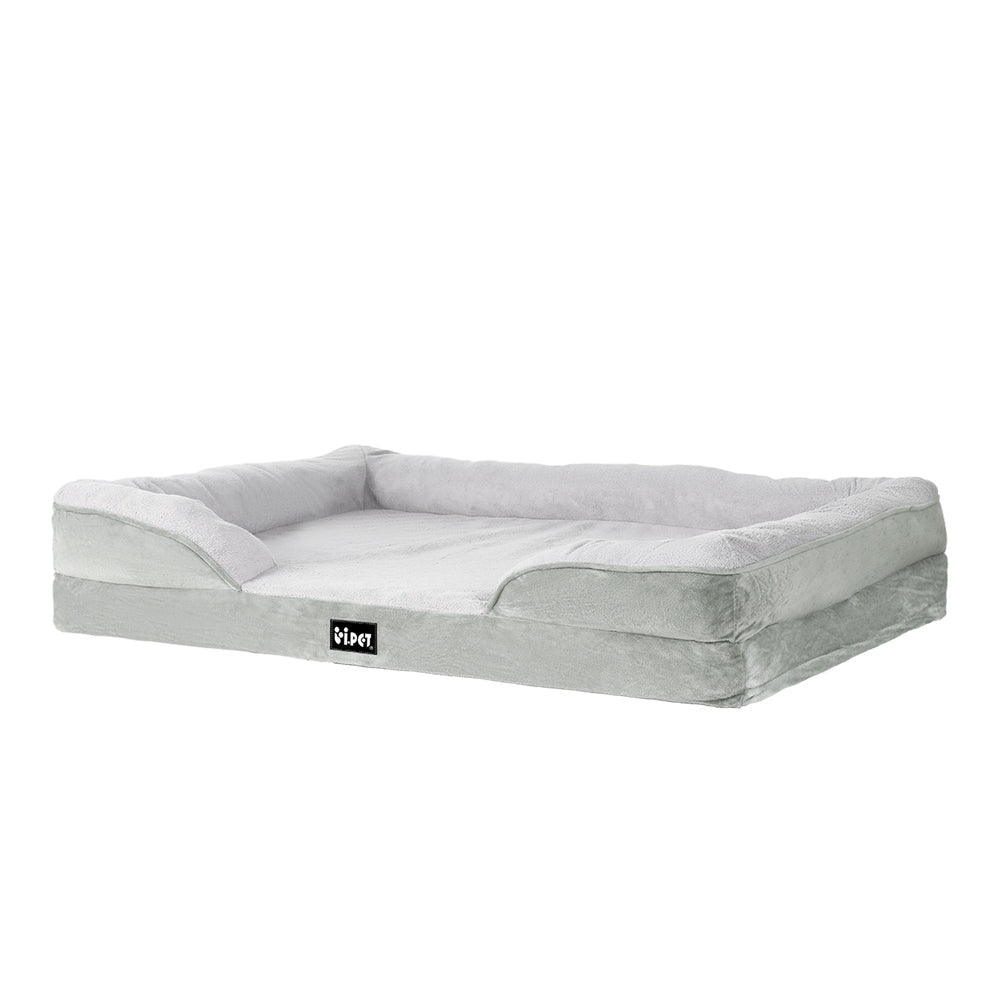 i.Pet Pet Bed Dog Calming Soft Cushion Egg Crate Large Sofa Washable Removable - SEKSI