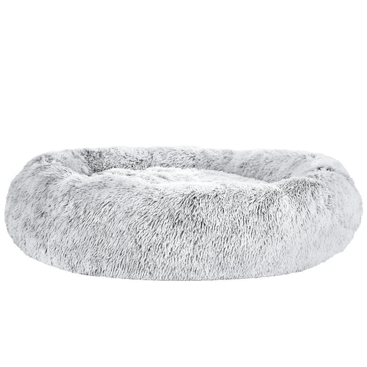 i.Pet Pet Bed Dog Cat 110cm Calming Extra Large Soft Plush Light Charcoal - SEKSI