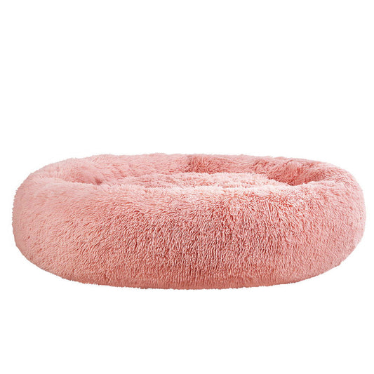 i.Pet Pet Bed Dog Cat 110cm Calming Extra Large Soft Plush Pink - SEKSI