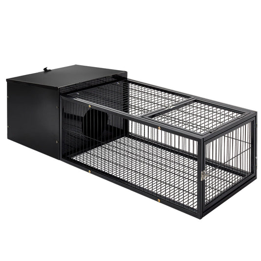 i.Pet Rabbit Cage 122x52cm Hutch Enclosure Carrier Metal - SEKSI